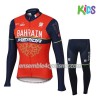 Tenue Maillot M/L + Collant Long 2017 Bahrain Merida Enfant N001